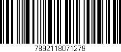 Código de barras (EAN, GTIN, SKU, ISBN): '7892118071279'