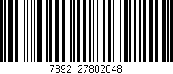 Código de barras (EAN, GTIN, SKU, ISBN): '7892127802048'