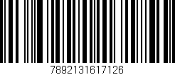 Código de barras (EAN, GTIN, SKU, ISBN): '7892131617126'
