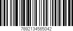 Código de barras (EAN, GTIN, SKU, ISBN): '7892134565042'