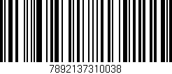 Código de barras (EAN, GTIN, SKU, ISBN): '7892137310038'