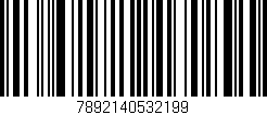 Código de barras (EAN, GTIN, SKU, ISBN): '7892140532199'
