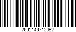 Código de barras (EAN, GTIN, SKU, ISBN): '7892143713052'