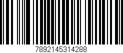 Código de barras (EAN, GTIN, SKU, ISBN): '7892145314288'