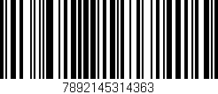Código de barras (EAN, GTIN, SKU, ISBN): '7892145314363'