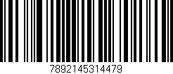 Código de barras (EAN, GTIN, SKU, ISBN): '7892145314479'