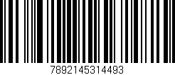 Código de barras (EAN, GTIN, SKU, ISBN): '7892145314493'
