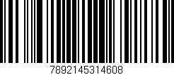 Código de barras (EAN, GTIN, SKU, ISBN): '7892145314608'