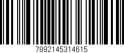 Código de barras (EAN, GTIN, SKU, ISBN): '7892145314615'