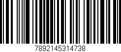 Código de barras (EAN, GTIN, SKU, ISBN): '7892145314738'