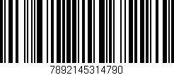 Código de barras (EAN, GTIN, SKU, ISBN): '7892145314790'