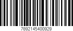 Código de barras (EAN, GTIN, SKU, ISBN): '7892145400929'