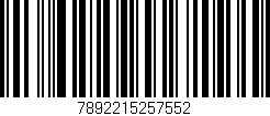 Código de barras (EAN, GTIN, SKU, ISBN): '7892215257552'