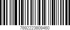 Código de barras (EAN, GTIN, SKU, ISBN): '7892223809460'