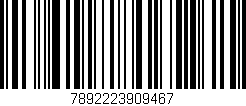 Código de barras (EAN, GTIN, SKU, ISBN): '7892223909467'