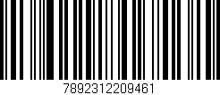 Código de barras (EAN, GTIN, SKU, ISBN): '7892312209461'