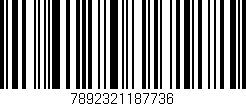 Código de barras (EAN, GTIN, SKU, ISBN): '7892321187736'