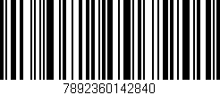 Código de barras (EAN, GTIN, SKU, ISBN): '7892360142840'