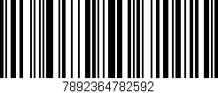 Código de barras (EAN, GTIN, SKU, ISBN): '7892364782592'