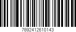 Código de barras (EAN, GTIN, SKU, ISBN): '7892412610143'