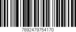 Código de barras (EAN, GTIN, SKU, ISBN): '7892479754170'