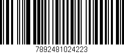 Código de barras (EAN, GTIN, SKU, ISBN): '7892481024223'