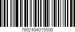 Código de barras (EAN, GTIN, SKU, ISBN): '7892494015508'