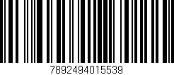 Código de barras (EAN, GTIN, SKU, ISBN): '7892494015539'