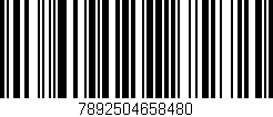 Código de barras (EAN, GTIN, SKU, ISBN): '7892504658480'