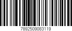Código de barras (EAN, GTIN, SKU, ISBN): '7892509083119'