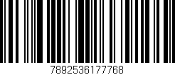 Código de barras (EAN, GTIN, SKU, ISBN): '7892536177768'