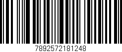 Código de barras (EAN, GTIN, SKU, ISBN): '7892572181248'