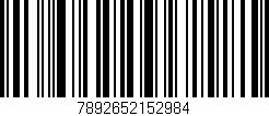 Código de barras (EAN, GTIN, SKU, ISBN): '7892652152984'