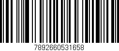 Código de barras (EAN, GTIN, SKU, ISBN): '7892660531658'