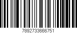 Código de barras (EAN, GTIN, SKU, ISBN): '7892733666751'