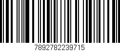 Código de barras (EAN, GTIN, SKU, ISBN): '7892782239715'