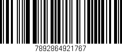 Código de barras (EAN, GTIN, SKU, ISBN): '7892864921767'