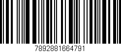 Código de barras (EAN, GTIN, SKU, ISBN): '7892881664791'