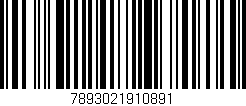 Código de barras (EAN, GTIN, SKU, ISBN): '7893021910891'