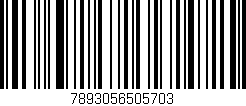 Código de barras (EAN, GTIN, SKU, ISBN): '7893056505703'