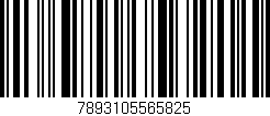 Código de barras (EAN, GTIN, SKU, ISBN): '7893105565825'