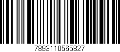 Código de barras (EAN, GTIN, SKU, ISBN): '7893110565827'