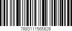 Código de barras (EAN, GTIN, SKU, ISBN): '7893111565826'