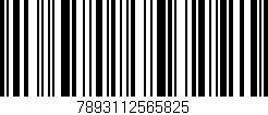 Código de barras (EAN, GTIN, SKU, ISBN): '7893112565825'