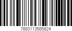 Código de barras (EAN, GTIN, SKU, ISBN): '7893113565824'