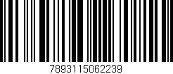 Código de barras (EAN, GTIN, SKU, ISBN): '7893115062239'