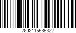 Código de barras (EAN, GTIN, SKU, ISBN): '7893115565822'