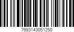 Código de barras (EAN, GTIN, SKU, ISBN): '7893143051250'