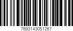 Código de barras (EAN, GTIN, SKU, ISBN): '7893143051267'