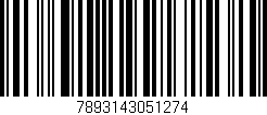 Código de barras (EAN, GTIN, SKU, ISBN): '7893143051274'